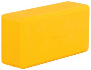 Blok na jógu Basic - žlutý