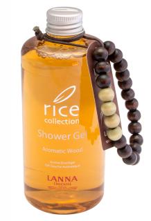 Přírodní kosmetika - rýžový sprchový gel tropické dřevo