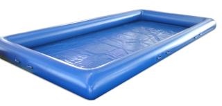 Vzduchotěsný nafukovací bazén modrý, obdélník