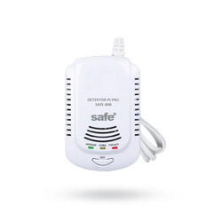 Detektor a hlásič hořlavých a výbušných plynů SAFE-808 k plynovým spotřebičům