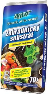 AGRO - Zahradnický substrát Velikost: 70l