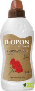BOPON - Natural Vermikompost na muškáty a balkonové rostliny 500 ml BROS