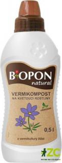 BOPON - Natural Vermikompost pro kvetoucí rostliny 500 ml BROS