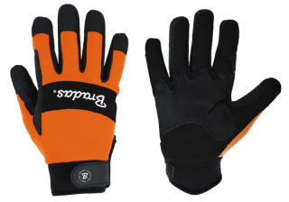 BRADAS - TECH BLACK pracovní rukavice Velikost: 8