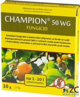 CHAMPION 50 WG - proti plísni a chorobám Obsah: 2 x 10 g