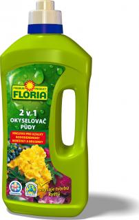 FLORIA Okyselovač půdy a kapalné hnojivo pro azalky a rododendrony 2v1