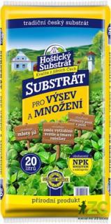 HOŠTICKÝ SUBSTRÁT - Pro výsev a množení Velikost: 20l