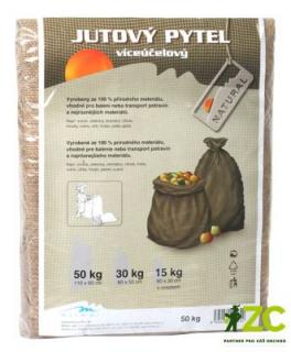 Jutový pytel 30 kg (50x80 cm)