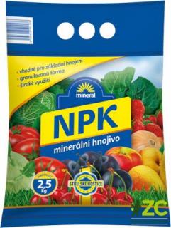 NPK - minerální 11-7-7 Hmotnost: 2,5 kg