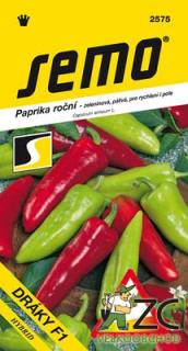 PAPRIKA DRÁKY F1 - zelená pálivá 15 s