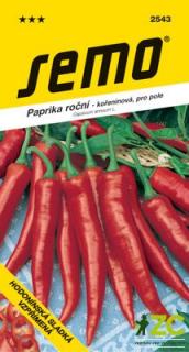 PAPRIKA HODONÍNSKÁ (KORA ZEL)  - sladká, vzpřímená 0,5 g