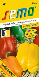 PAPRIKA SMĚS BAREV F1 - zeleninová sladká 15 s