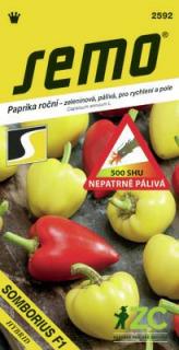 PAPRIKA SOMBORIUS F1 - Roční 15 s, pálivá