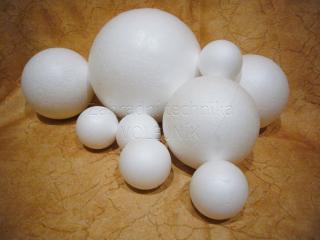 Polystyrenová koule Velikost: 10 cm