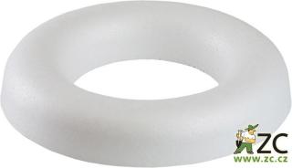 Polystyrenový věnec 25 cm půlka