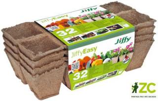 Rašelinový kontejner Jiffystrips® 6-32, 5 x 6 cm - plato 8 ks