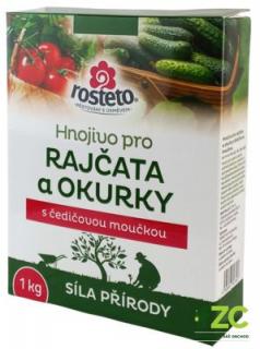 ROSTETO Hnojivo s čedičovou moučkou - Rajčata a okurky 1 kg
