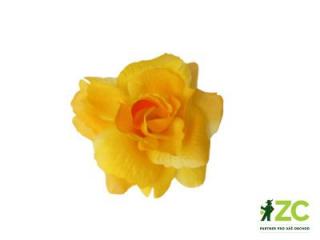 Růže - látková 7 cm Barva: žlutá