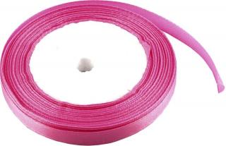 Stuha saténová 1 cm x 23 m -  růžová