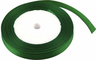 Stuha saténová 1 cm x 23 m -  zelená