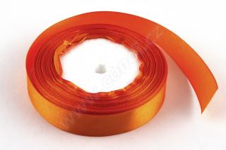 Stuha saténová 2cm x 23m - oranžová