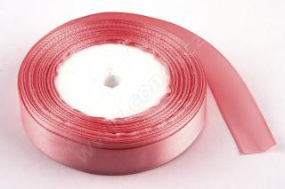 Stuha saténová 2cm x 23m - starorůžová