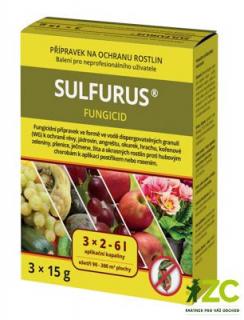 SULFURUS 3x15 g - fungicid