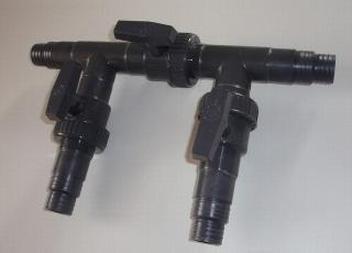 Tříventilový obtokový ventil 32 / 38 mm