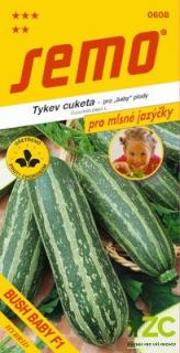 TYKEV CUKETA - BUSH BABY F1, sv.zelená s b. pruhy 1,2 g