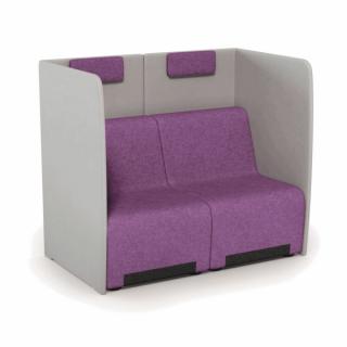 Dvoumístné sofa Rubico Lounge s akustickým panelem
