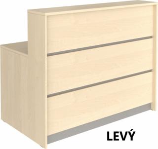 Stůl recepce vysoký levý/pravý 140x80x115