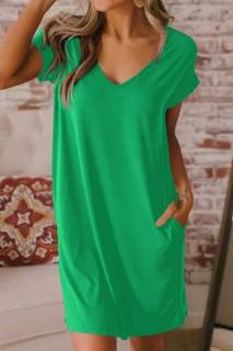 Bavlněné šaty ELISA zelené