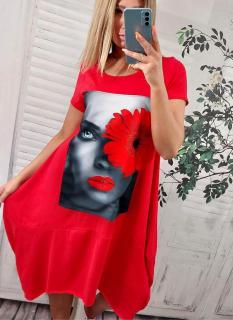 Bavlněné šaty FACE