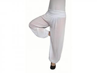 Dámské harémové kalhoty bílé