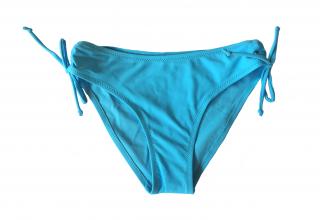 Dámské jednobarevné plavky- spodní díl modrý Velikost: S