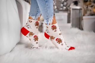 Dámské vánoční ponožky typ 3 Velikost: 35-37