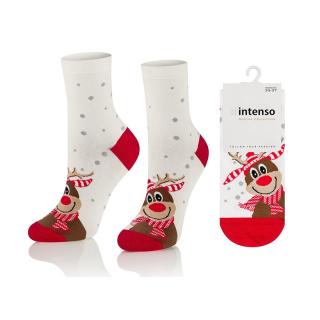 Dámské vánoční ponožky typ 4 Velikost: 38-40