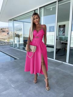 Elegantní šaty POLA růžové