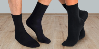 Pánské bavlněné ponožky vysoké 10 párů Velikost: 39-42