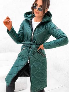 Parka s páskem STAY zelená Velikost: L