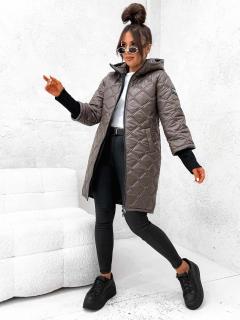 Parka STAY úpletový rukáv hnědá Velikost: XL