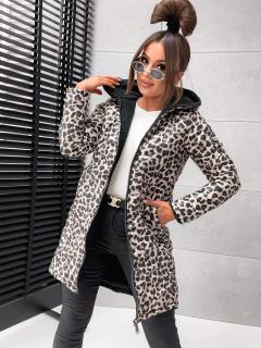 Zimní parka STAY leopard Velikost: M