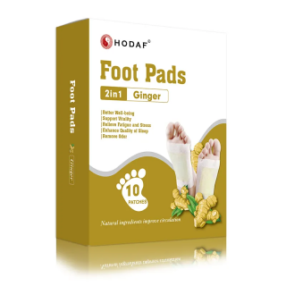 Detoxikační náplasti na nohy pro obnovení energie a vitality Složení: Ginger
