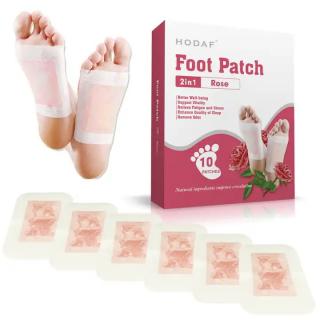 Detoxikační náplasti na nohy pro obnovení energie a vitality Složení: Rose