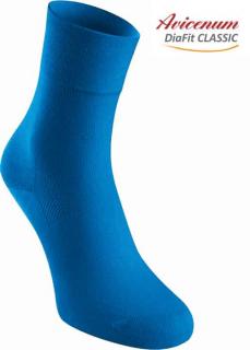 Ponožky DiaFit CLASSIC Avicenum - antibakteriální Barva: Modrá, Velikost: 36-39