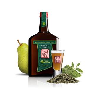 Povzbuzující nealkoholický nápoj MATCHA BOOSTER - zelený čaj a hruška