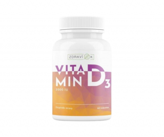 Vitamin D3 2000 IU, veganské tobolky