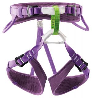 Dětský lezecký úvazek PETZL MACCHU fialová