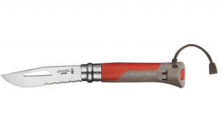 Kapesní zavírací nůž OPINEL OUTDOOR VRI N°08, 8,5 cm červená