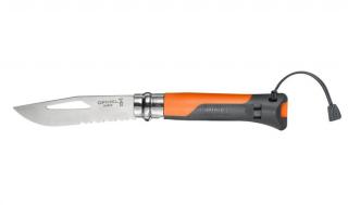 Kapesní zavírací nůž OPINEL OUTDOOR VRI N°08, 8,5 cm oranžová
